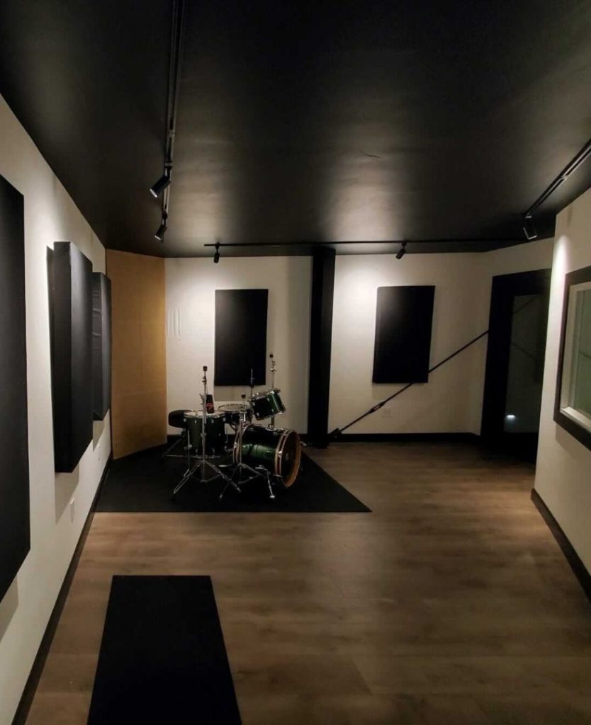 The live room at Tantrum Records